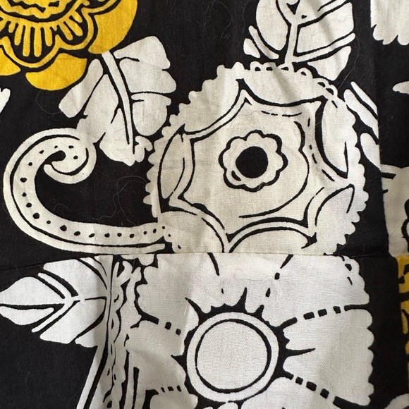 Vintage 2000s Oscar de la rent floral collar v neck dress - Picture 7 of 7